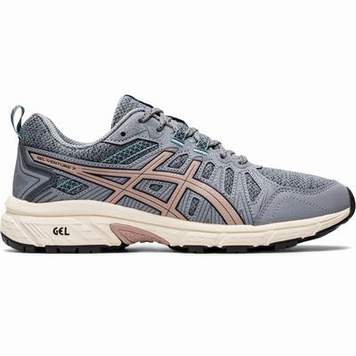 Női Asics Gel-Venture 7 Terepfutó Cipő AS9514386 Szürke/Arany